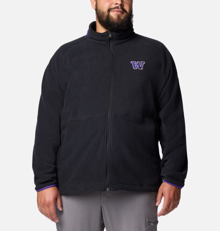 Men's Collegiate Flanker IV Fleece Jacket - Big, Color: UW - Black, UW Purple, image 1