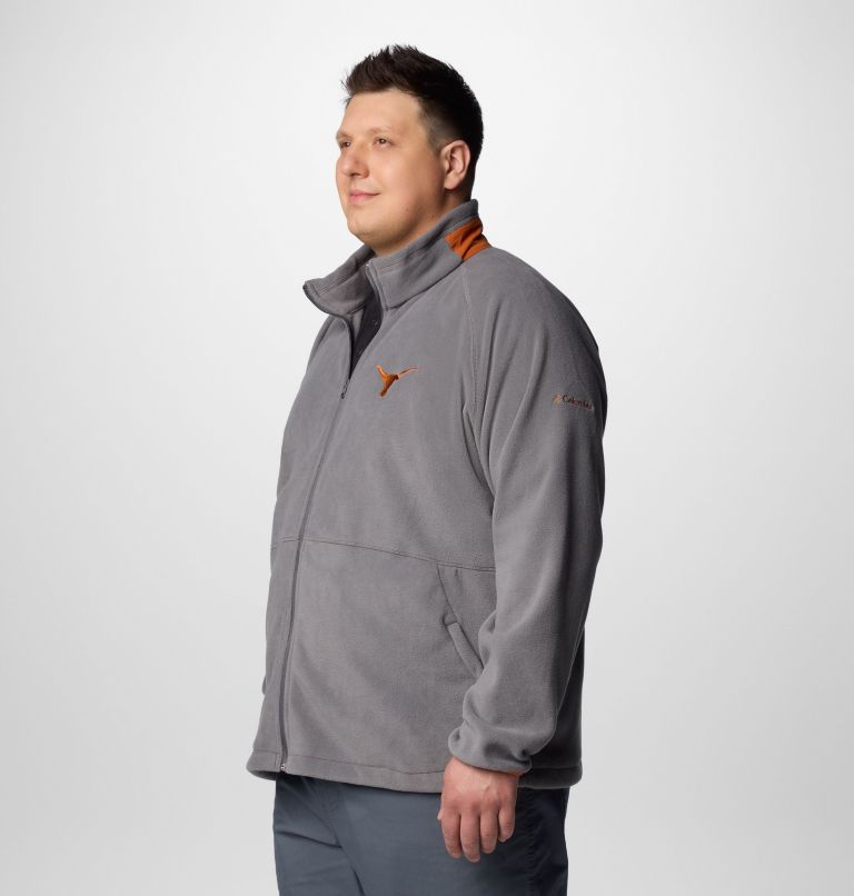 Men's Collegiate Flanker IV Fleece Jacket - Texas - Big, Color: TEX - City Grey, Cedar, image 4