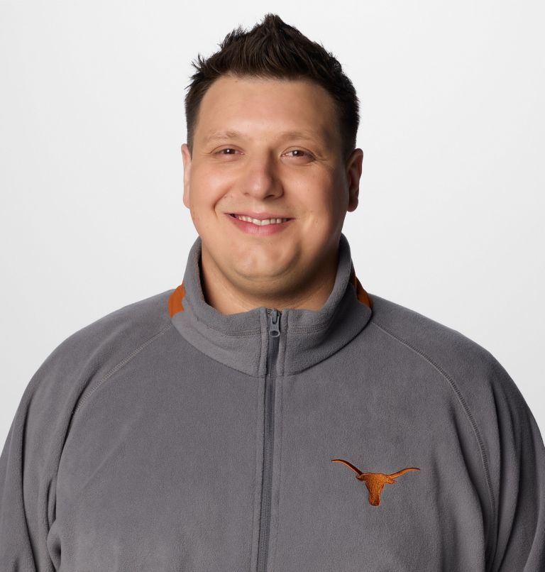 Men's Collegiate Flanker IV Fleece Jacket - Texas - Big, Color: TEX - City Grey, Cedar, image 5