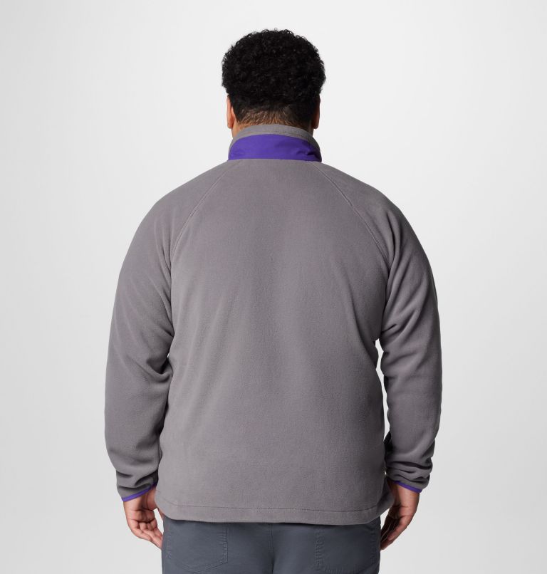 Men's Collegiate Flanker IV Fleece Jacket - LSU - Big, Color: LSU - City Grey, Vivid Purple, image 2