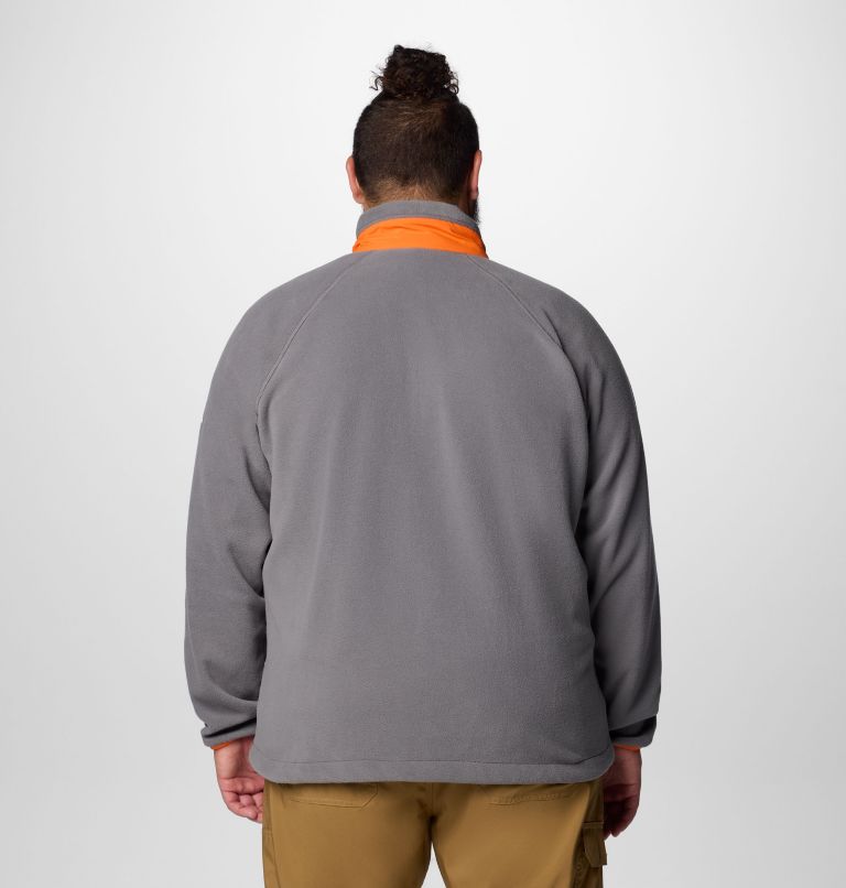 Men's Collegiate Flanker IV Fleece Jacket - Clemson - Big, Color: CLE - City Grey, Spark Orange, image 2