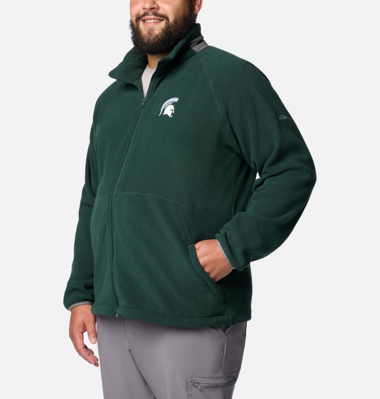 Men's Collegiate Flanker IV Fleece Jacket - Big, Color: MS - Spruce, City Grey, image 3
