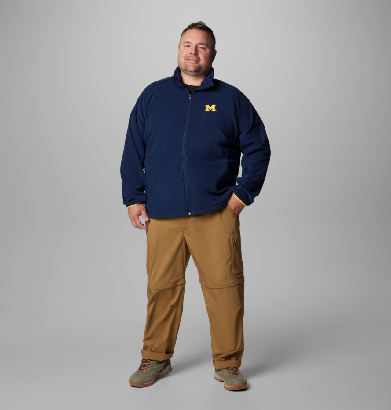 Men's Collegiate Flanker™ IV Fleece Jacket - Big - Michigan