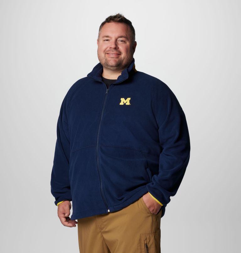 Men's Collegiate Flanker IV Fleece Jacket - Michigan - Big, Color: UM - Collegiate Navy, Yellow, image 4