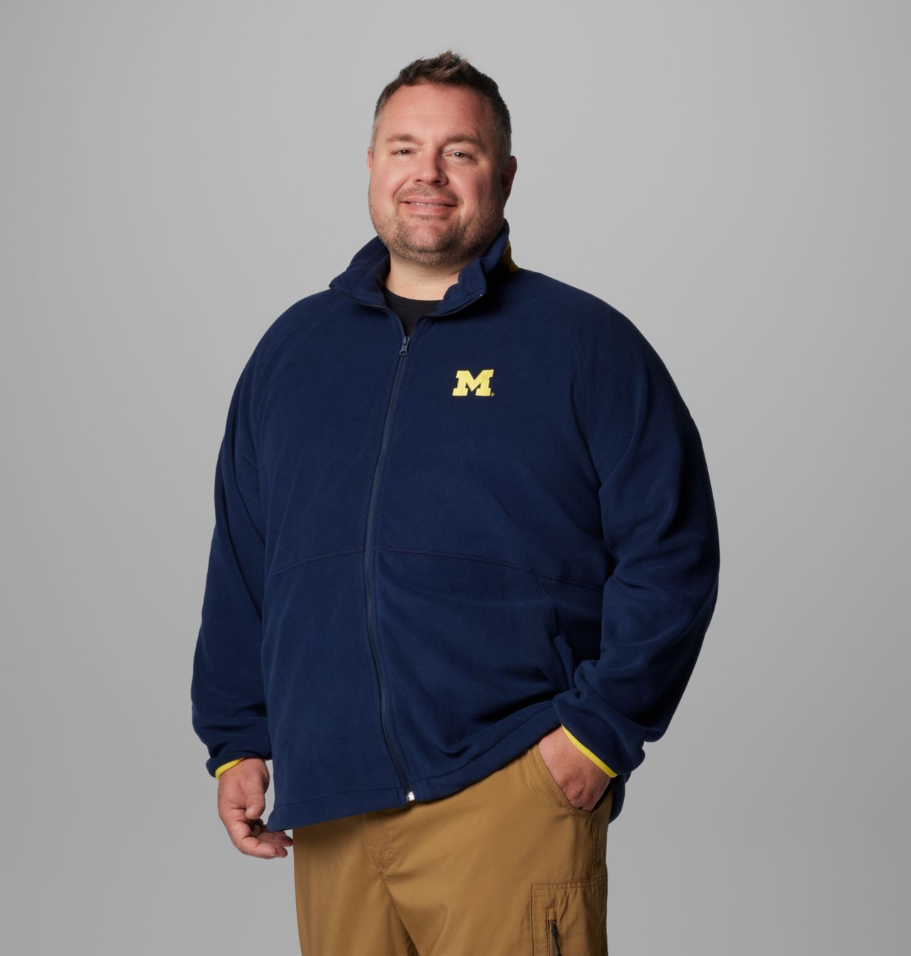 Men's Collegiate Flanker™ IV Fleece Jacket - Big - Michigan
