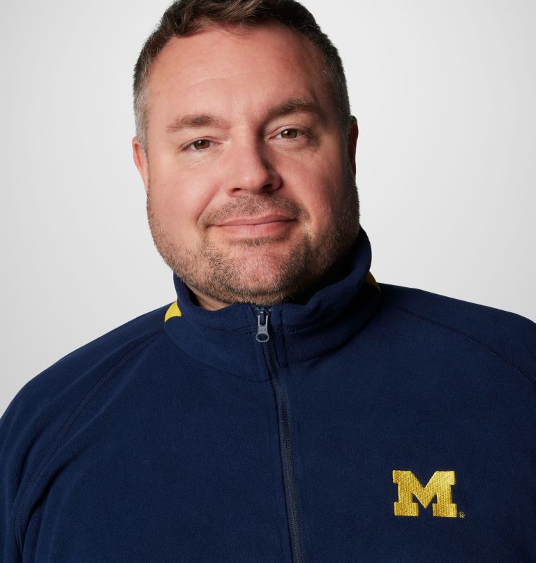 Men's Collegiate Flanker IV Fleece Jacket - Michigan - Big, Color: UM - Collegiate Navy, Yellow, image 5