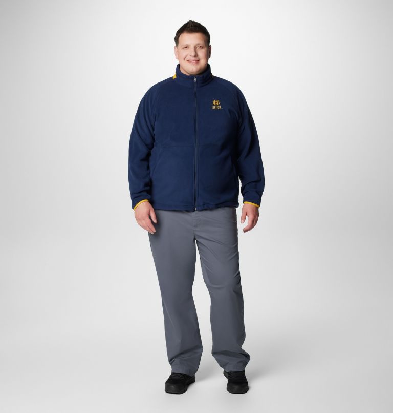 CLG Flanker IV Fleece Jacket | 430 | 4X, Color: ND - Collegiate Navy, Golden Yellow, image 3