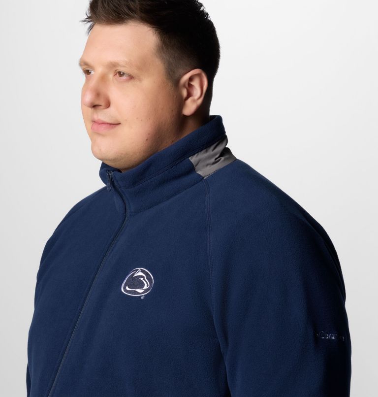 Men's Collegiate Flanker IV Fleece Jacket - Penn State - Big, Color: PSU - Collegiate Navy, City Grey, image 5