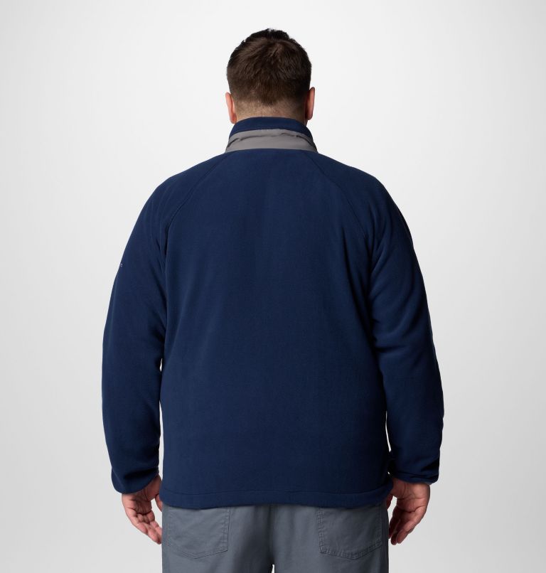 Men's Collegiate Flanker IV Fleece Jacket - Penn State - Big, Color: PSU - Collegiate Navy, City Grey, image 2