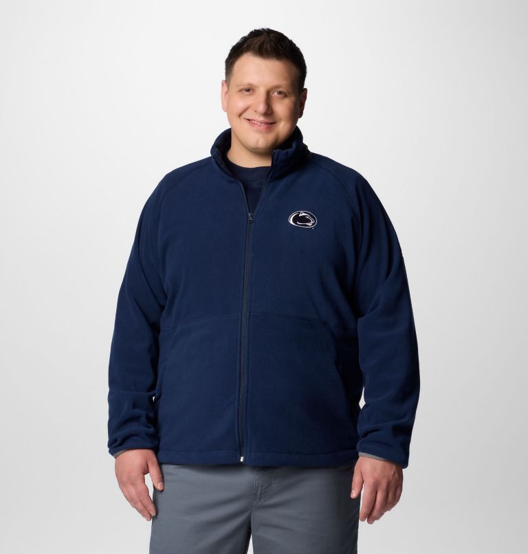 Men's Collegiate Flanker IV Fleece Jacket - Penn State - Big, Color: PSU - Collegiate Navy, City Grey, image 1
