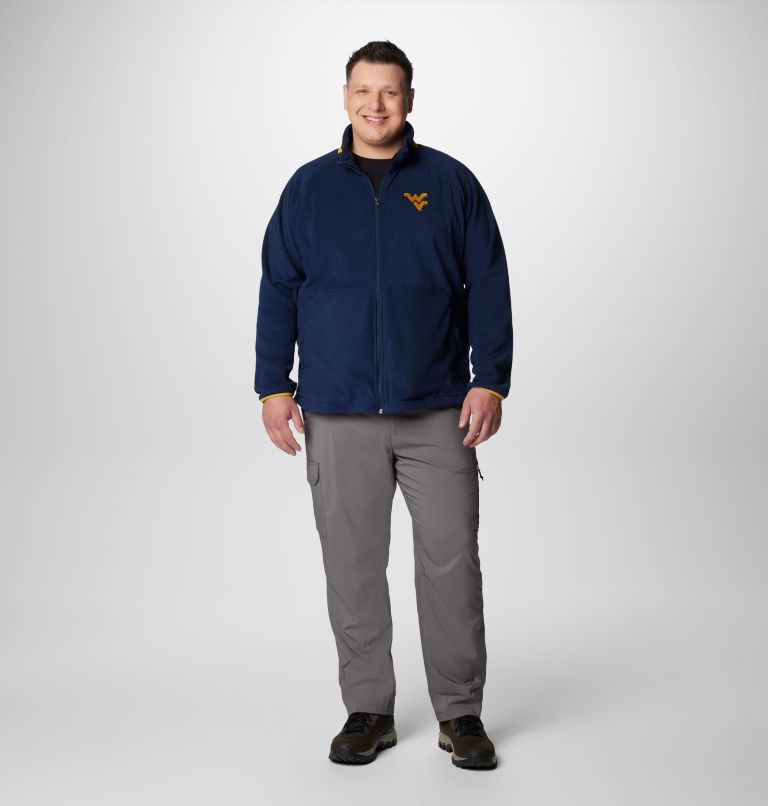Men's Collegiate Flanker IV Fleece Jacket - West Virginia - Big, Color: WV - Collegiate Navy, MLB Gold, image 3