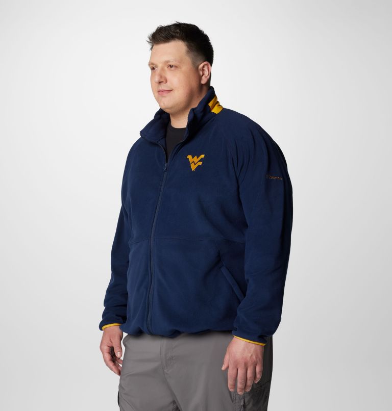 Men's Collegiate Flanker IV Fleece Jacket - West Virginia - Big, Color: WV - Collegiate Navy, MLB Gold, image 4