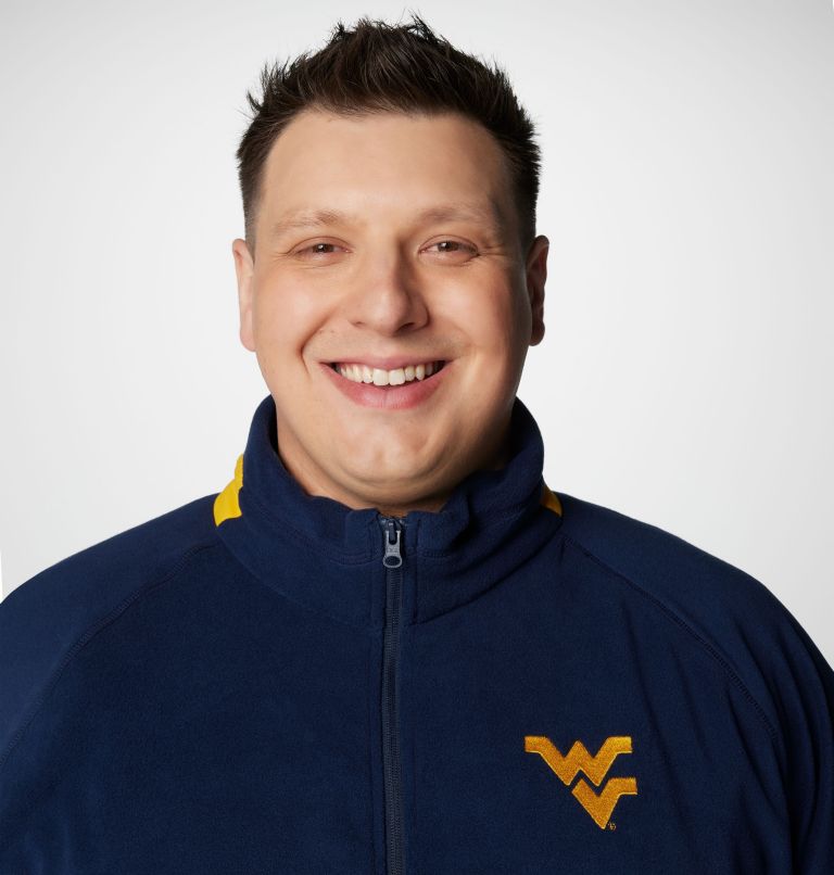 Men's Collegiate Flanker IV Fleece Jacket - West Virginia - Big, Color: WV - Collegiate Navy, MLB Gold, image 5