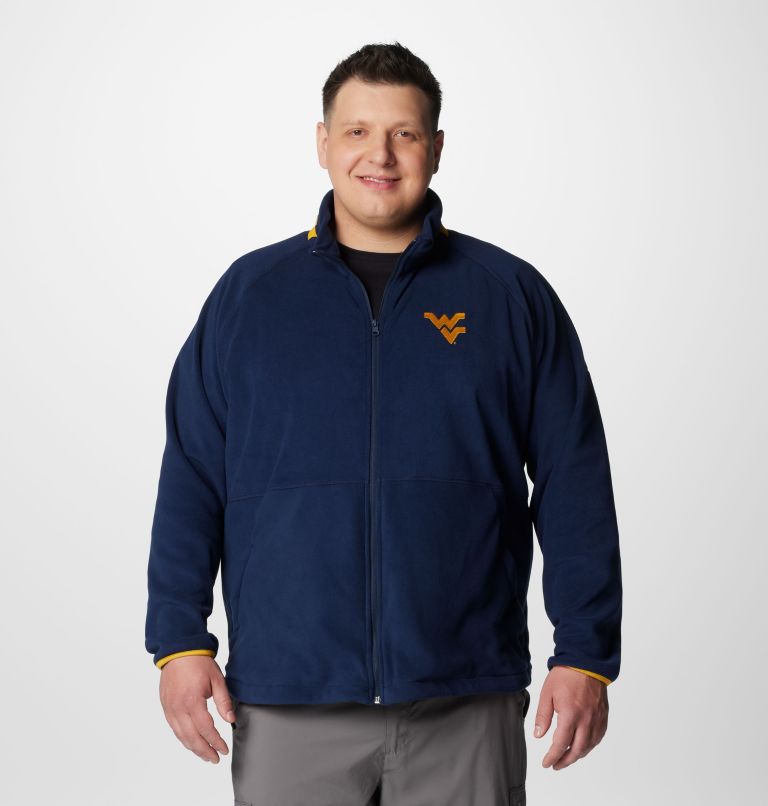 Men's Collegiate Flanker IV Fleece Jacket - West Virginia - Big, Color: WV - Collegiate Navy, MLB Gold, image 1
