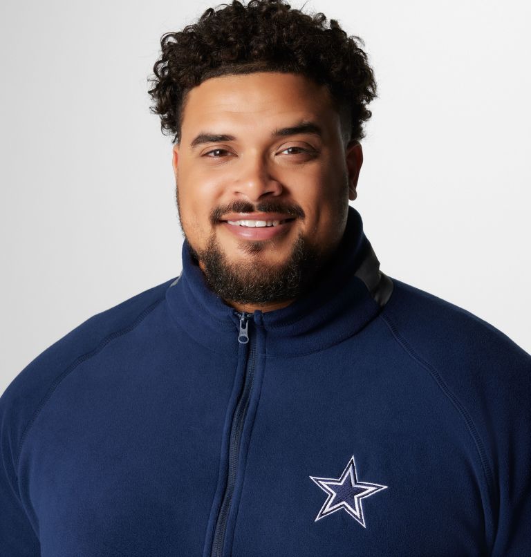 Men's Flanker IV Fleece Jacket - Dallas Cowboys - Big, Color: DC - Collegiate Navy, City Grey, image 5