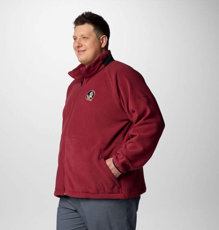 Men's Collegiate Flanker IV Fleece Jacket - Florida State - Big, Color: FSU - Cabernet, Black, image 4