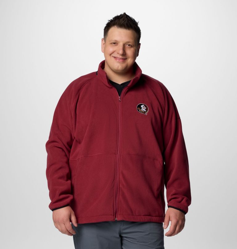 Men's Collegiate Flanker IV Fleece Jacket - Florida State - Big, Color: FSU - Cabernet, Black, image 1