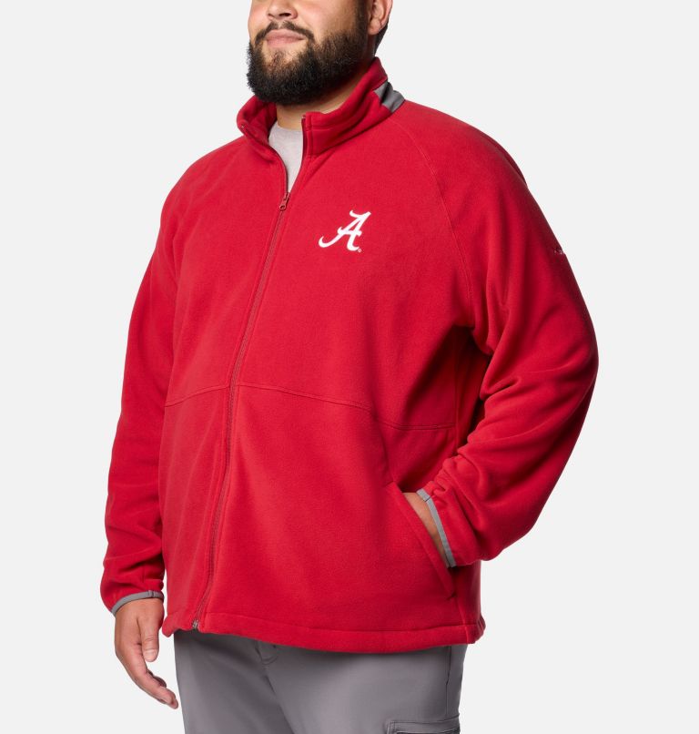 Men's Collegiate Flanker IV Fleece Jacket - Big - Alabama, Color: ALA - Red Velvet, City Grey, image 3