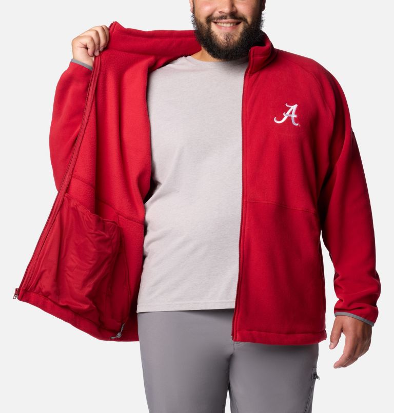 Men's Collegiate Flanker IV Fleece Jacket - Big - Alabama, Color: ALA - Red Velvet, City Grey, image 5