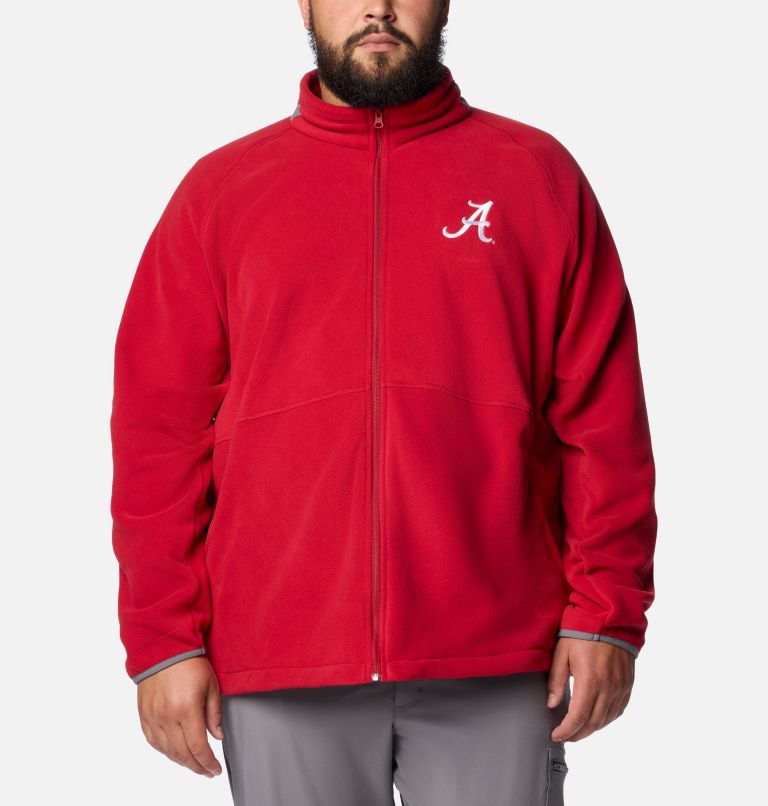 Men's Collegiate Flanker IV Fleece Jacket - Big - Alabama, Color: ALA - Red Velvet, City Grey, image 1