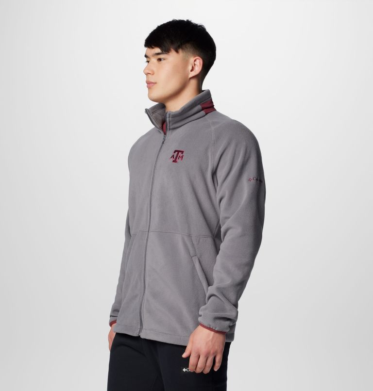 Men's Collegiate Flanker IV Fleece Jacket - Texas A&M - Tall, Color: TAM - City Grey, Deep Maroon, image 4