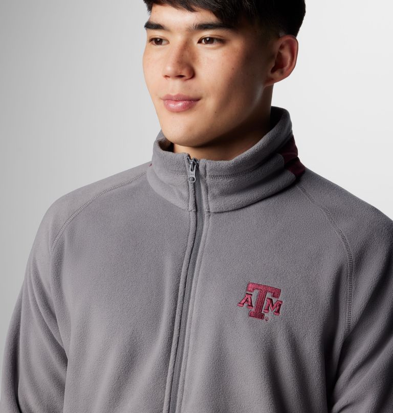 Men's Collegiate Flanker IV Fleece Jacket - Texas A&M - Tall, Color: TAM - City Grey, Deep Maroon, image 5