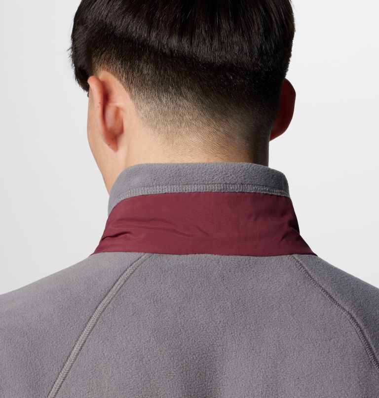 Men's Collegiate Flanker IV Fleece Jacket - Texas A&M - Tall, Color: TAM - City Grey, Deep Maroon, image 6