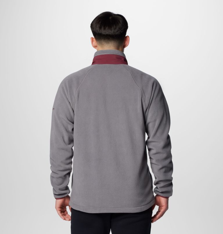 Men's Collegiate Flanker IV Fleece Jacket - Texas A&M - Tall, Color: TAM - City Grey, Deep Maroon, image 2