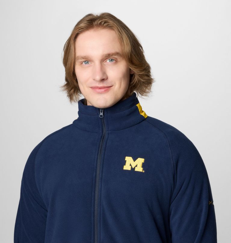 Men's Collegiate Flanker IV Fleece Jacket - Michigan - Tall, Color: UM - Collegiate Navy, Yellow, image 5