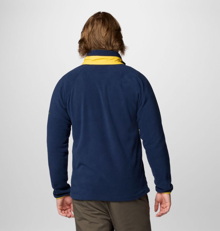 Men's Collegiate Flanker IV Fleece Jacket - Michigan - Tall, Color: UM - Collegiate Navy, Yellow, image 2