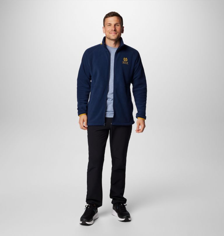 CLG Flanker IV Fleece Jacket | 430 | LT, Color: ND - Collegiate Navy, Golden Yellow, image 3