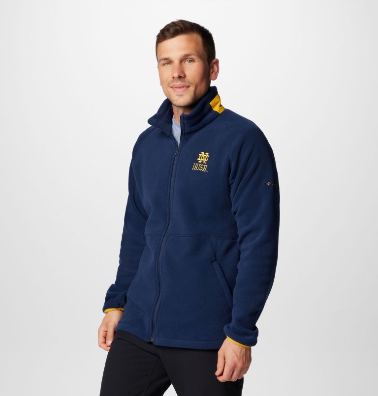 CLG Flanker IV Fleece Jacket | 430 | LT, Color: ND - Collegiate Navy, Golden Yellow, image 4