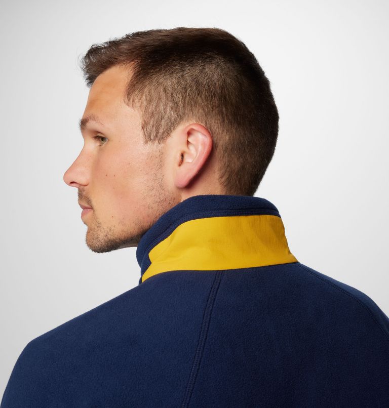 CLG Flanker IV Fleece Jacket | 430 | LT, Color: ND - Collegiate Navy, Golden Yellow, image 7