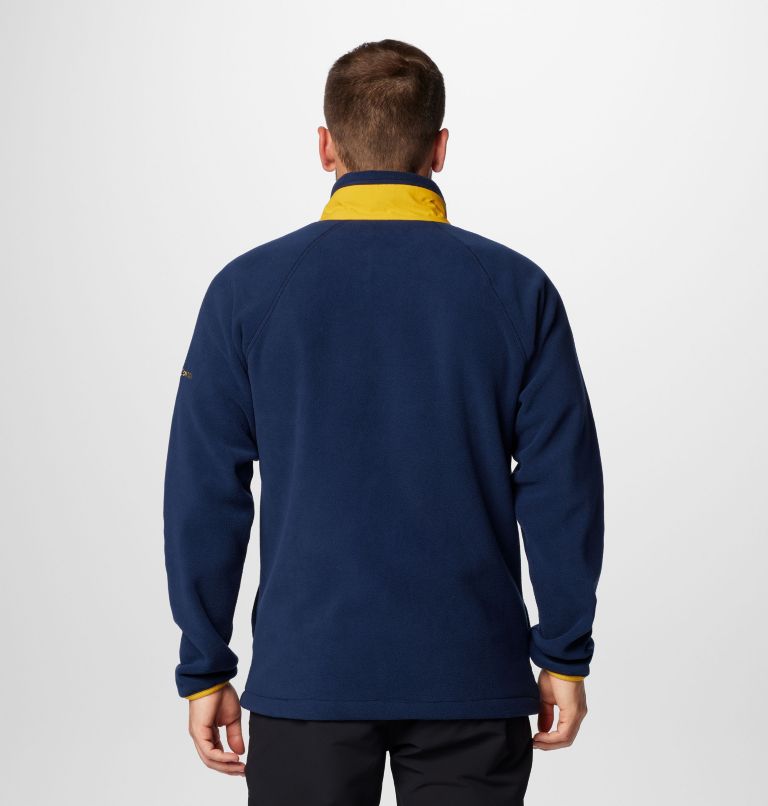 CLG Flanker IV Fleece Jacket | 430 | LT, Color: ND - Collegiate Navy, Golden Yellow, image 2