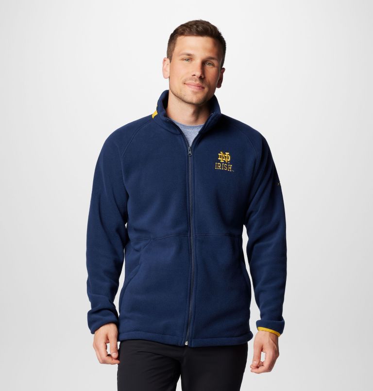 CLG Flanker IV Fleece Jacket | 430 | LT, Color: ND - Collegiate Navy, Golden Yellow, image 1