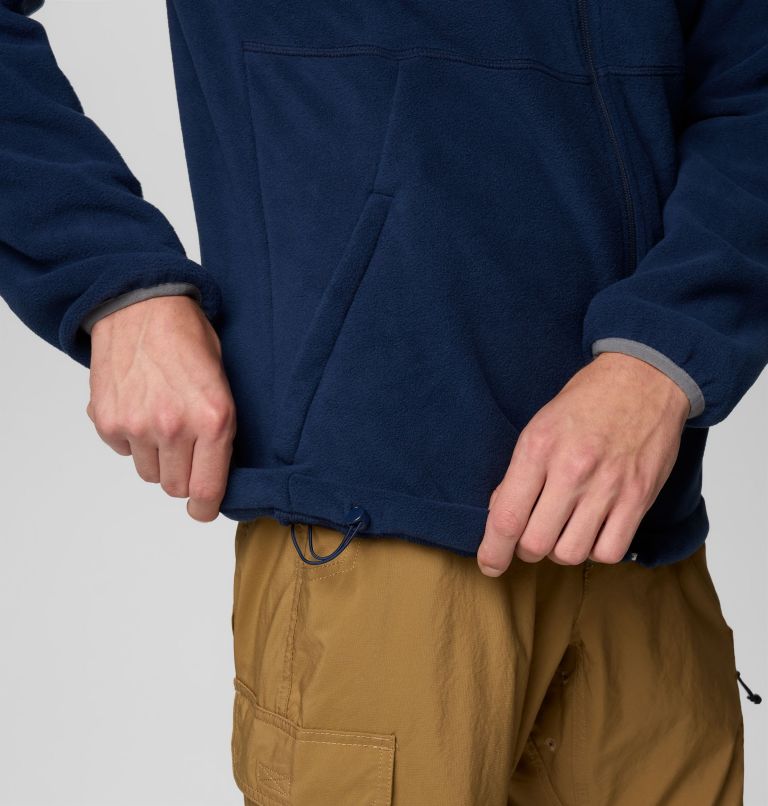 CLG Flanker IV Fleece Jacket | 465 | LT, Color: DC - Collegiate Navy, City Grey, image 8
