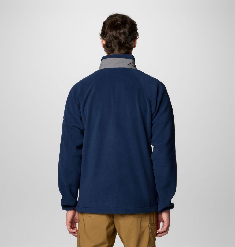 CLG Flanker IV Fleece Jacket | 465 | LT, Color: DC - Collegiate Navy, City Grey, image 2