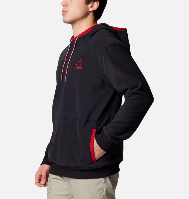 Men's Collegiate Flanker Fleece Hoodie - Alabama, Color: ALA - Black, image 3