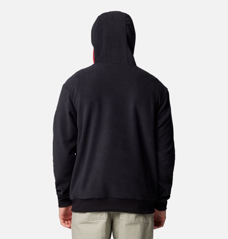 Men's Collegiate Flanker Fleece Hoodie - Alabama, Color: ALA - Black, image 2