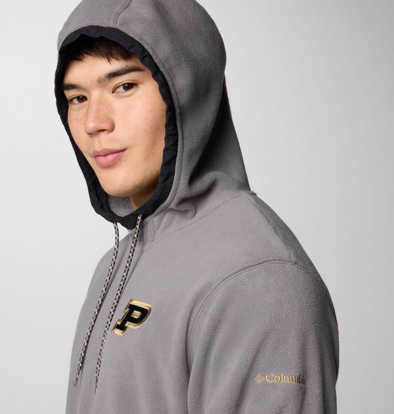 Men's Collegiate Flanker Fleece Hoodie, Color: PD - City Grey, image 4