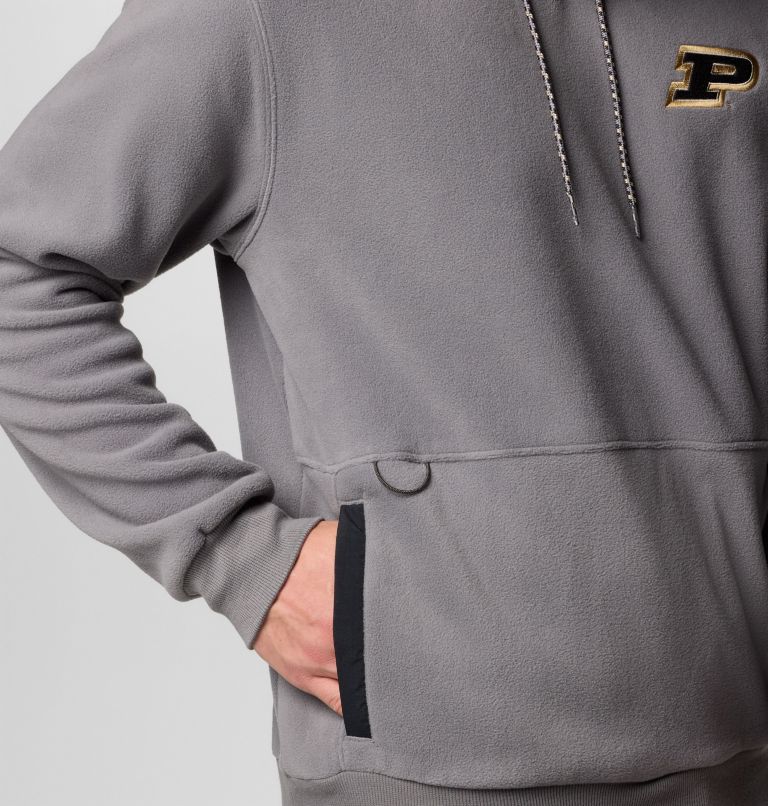 Men's Collegiate Flanker Fleece Hoodie, Color: PD - City Grey, image 5