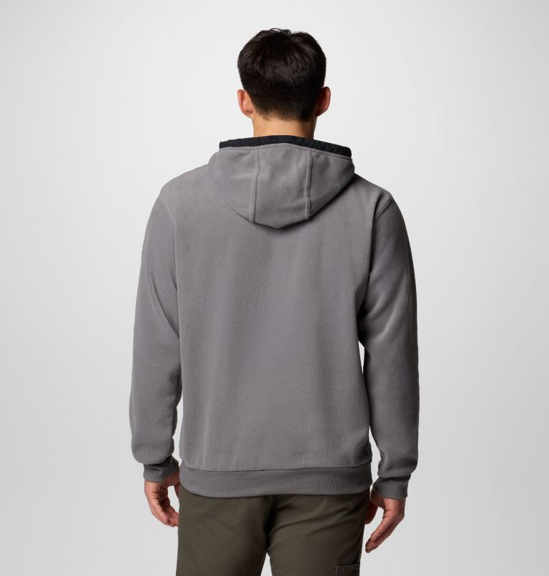 Men's Collegiate Flanker Fleece Hoodie, Color: PD - City Grey, image 2