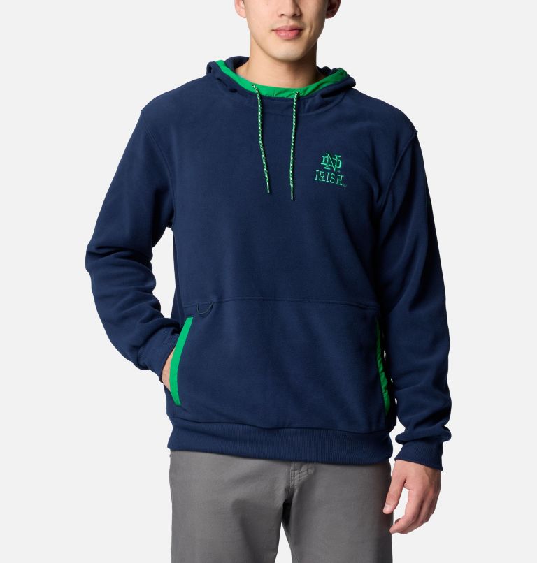 Men's Collegiate Flanker Fleece Hoodie - Notre Dame, Color: ND - Collegiate Navy, image 1