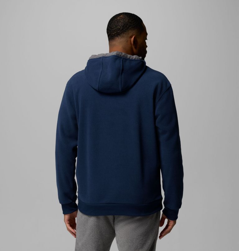 Men's Flanker Fleece Hoodie - Dallas Cowboys, Color: DC - Collegiate Navy, image 3
