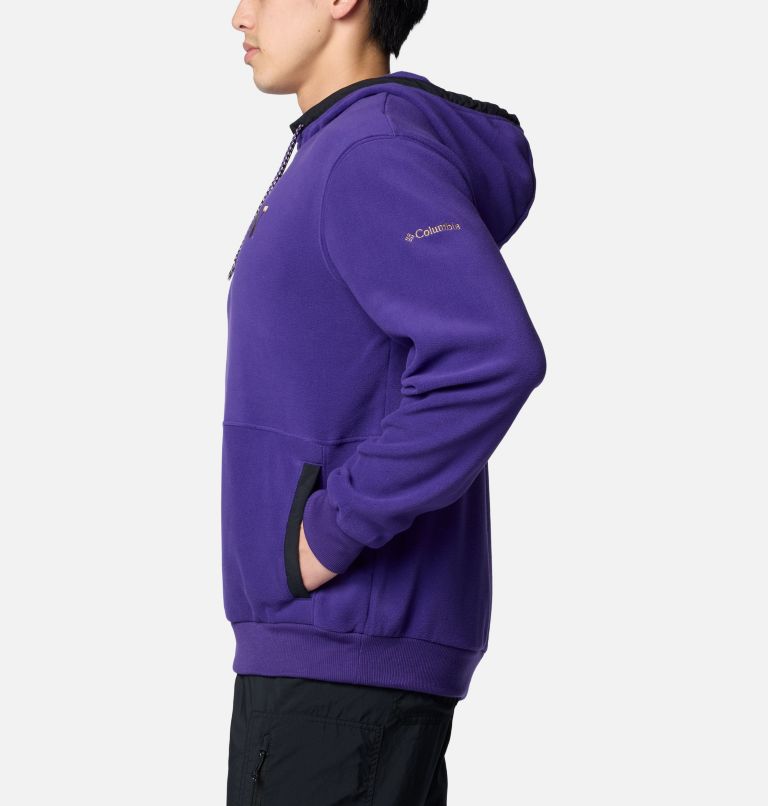 Men's Collegiate Flanker Fleece Hoodie, Color: UW - UW Purple, image 3