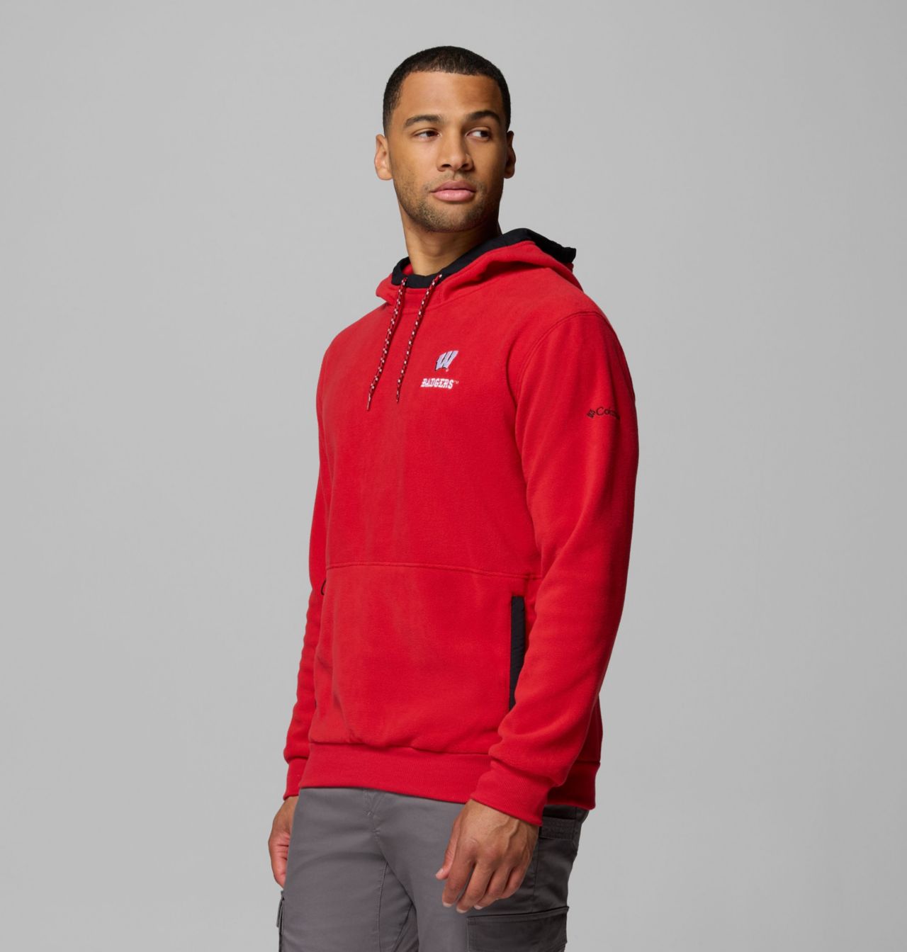 Men's Collegiate Flanker™ Fleece Hoodie - Wisconsin 4