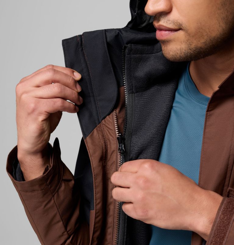 Men's Bugaboo III Fleece Interchange Jacket, Color: Tobacco, Black, image 8