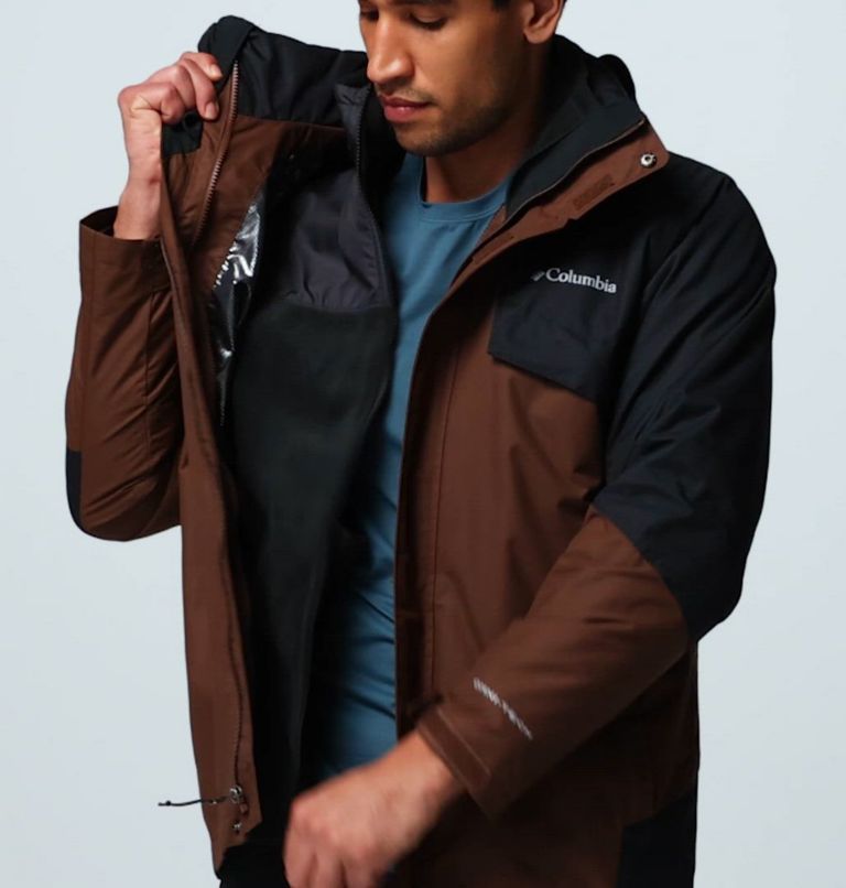 Men's Bugaboo III Fleece Interchange Jacket, Color: Tobacco, Black