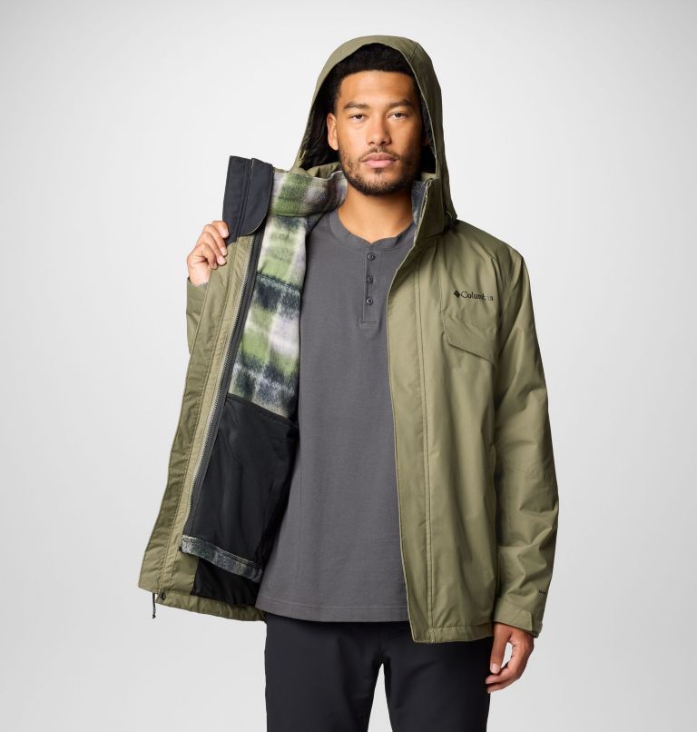 Men's Bugaboo III Fleece Interchange Jacket, Color: Stone Green, image 6