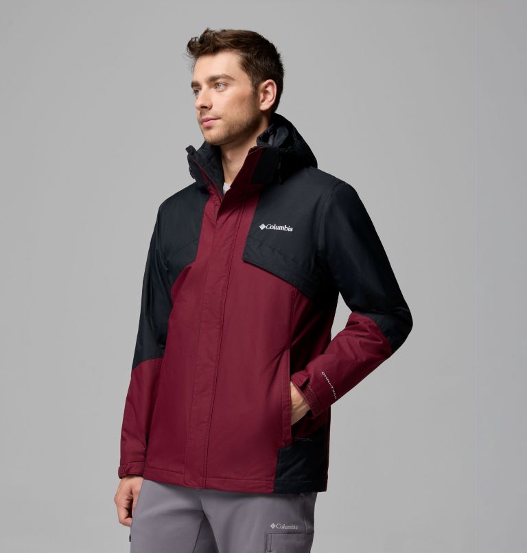 Men's Bugaboo III Fleece Interchange Jacket, Color: Rich Wine, Black, image 4